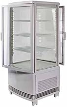 Winco CRD-1, Countertop Refrigerated Beverage Display, 120V, 180W, Curved Doors