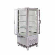 Countertop Refrigerated Beverage Display, 120V, 180W, Curved Doors by Winco – Model CRD-1
