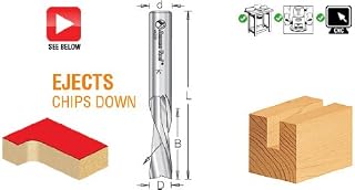 AMANA 46221 SOLID CARBIDE SPIRAL 5/8" DIA.
