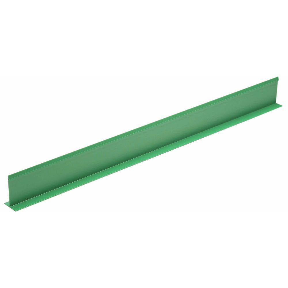 Green T-Shape Case Divider Shelf Divider - 30"L x 3"H by JET PLASTICS – Plastic, Green, Model D-G-3-30