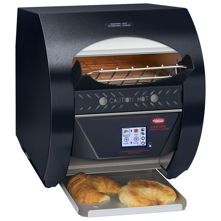 Hatco TQ3-400 Conveyor Toaster, 14 3/4" Wide, 120V - Black