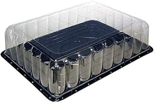 PACTIV Lid Combo 5 Rose Dome 1/2 Sheet, 30 CS