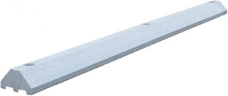 Plastics-R-Unique 3672PBG Gray Compact Parking Block with Cable Protection & Hardware - 72" Long
