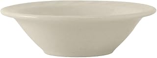 Tuxton China MED-064 Grapefruit, 7-1/2 oz., 6-1/2" Diameter, Round, Embossed, Microwave and Dishwasher Safe, Oven Proof, Fully Vitrified, Ceramic, TuxCare, Healthcare, Meridian, Pack of 36