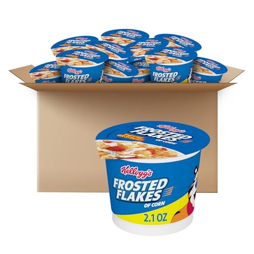 Kellogg's Frosted Flakes Original / 2.1 Ounce (Pack of 12) / Frosted Frosted Flakes Breakfast Foods