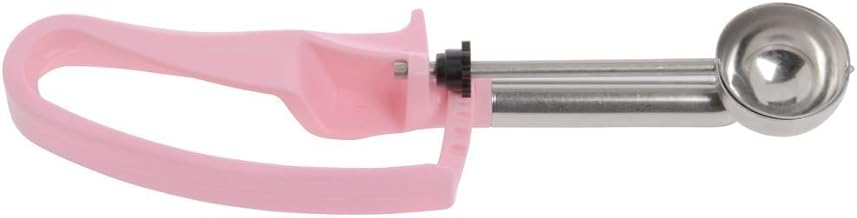 Vollrath 47379 S/S .54 Oz / #60 Squeeze Disher w/Pink Extended Handle