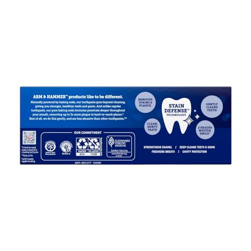 ARM & HAMMER 4.3 Ounce (Pack of 1) / 1 Toothpaste