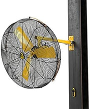 AirEye 36" Swivel Mount Fan by Big Ass Fans – 36", Alloy Steel, Black/Yellow, Model 67e1d478-a74f-4ad1-bf58-d331c1635b4c