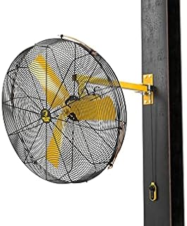 AirEye 36" Swivel Mount Fan by Big Ass Fans – 36", Alloy Steel, Black/Yellow, Model 67e1d478-a74f-4ad1-bf58-d331c1635b4c