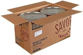 Savor Imports Whole Sweety Peppers, 105 Ounce, 2 per Case, Ready to Use, Kosher Certified, Ambient Temperature Storage