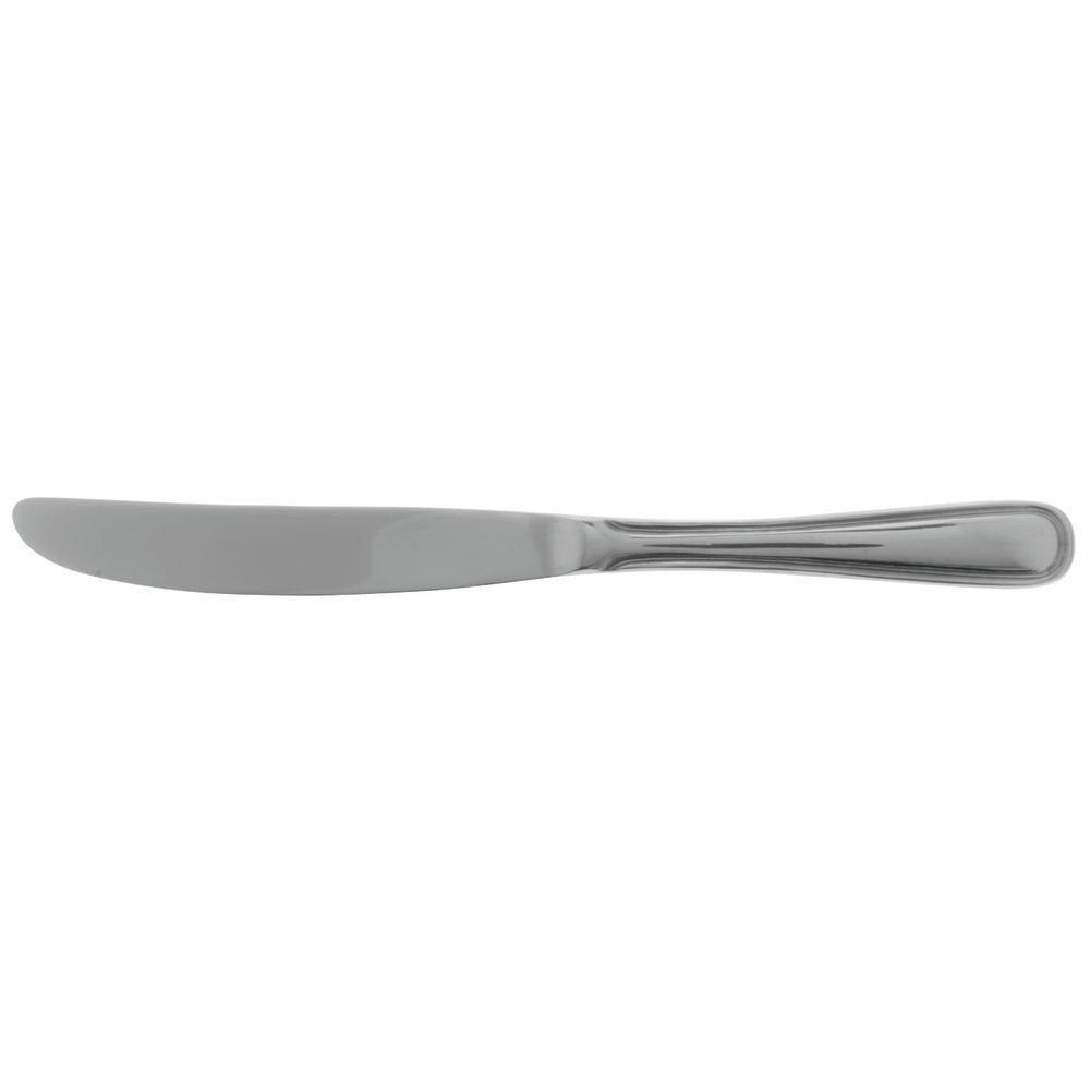 Dinner Knife Marsha Medium Weight 18/0 Stainless Steel 12 Per Box by HUBERT – Stainless Steel, Silver, Pack of 12, Model M-08-HB