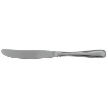 Dinner Knife Marsha Medium Weight 18/0 Stainless Steel 12 Per Box by HUBERT – Stainless Steel, Silver, Pack of 12, Model M-08-HB