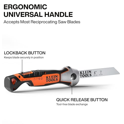 KLEIN TOOLS Multi-Purpose Jab Saw / Black/Orange / 1 Handsaws