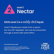 Thick & Easy Water (Hint of Lemon) / 4 Fl Oz (Pack of 24) / Nectar Iced Tea
