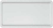 Elite White Melamine Serving Tray 15"L x 8"W x 1"H