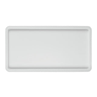 Elite White Melamine Serving Tray 15"L x 8"W x 1"H by Elite Global Solutions – 15" x 8" x 1", Melamine, Display White, Model M1581-NW
