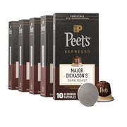Peet's Coffee Major Dickason's Blend / 10 Count (Pack of 30) / 30 Single-Serve Capsules & Pods