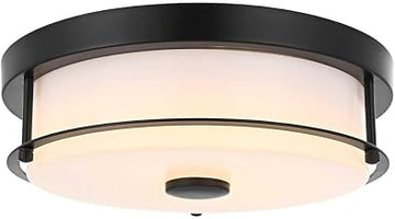 Kolson 12" Led Flush Mount in Black