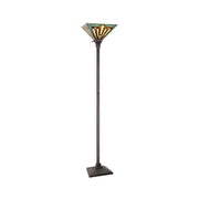 CH3T118GM12-TF1 Torchiere Floor Lamp by Chloe Lighting – exact color of each glass piece may vary due to each piece being hand crafted