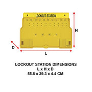 Master Lock Unfilled / Yellow / 1 Devices