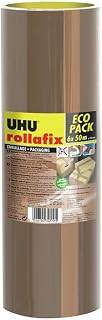UHU Rollafix Packing Tape High-Quality Packaging Tape Brown 6 x 50 m