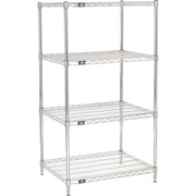 Chrome Wire Shelving by Nexel – Alloy Steel, Chrome, Model 24306C