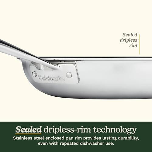 Cuisinart 10-inch Skillet / 10 Inch Skillet Frying Pan / Stainless Steel Skillets