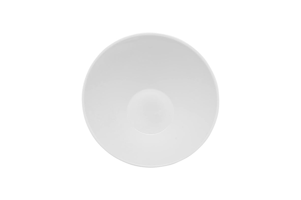 G.E.T. Angled Cascading Serving Bowl for Salads by GET – 24 Fluid Ounce, 24.0 ounces, Plastic, White, Model B-792-W