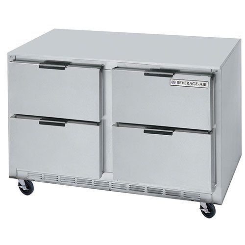 Beverage-Air 48" Undercounter Refrigerator with 4 Drawers by Beverage Air – Stainless-Steel, Model UCRD48A-4
