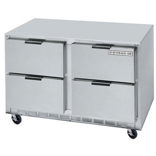 Beverage-Air 48" Undercounter Refrigerator with 4 Drawers by Beverage Air – Stainless-Steel, Model UCRD48A-4