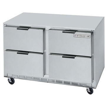 Beverage-Air 48" Undercounter Refrigerator with 4 Drawers by Beverage Air – Stainless-Steel, Model UCRD48A-4
