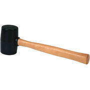 18 Oz. Hickory Handle Rubber Mallet by STANLEY – 18-Ounce, Blend, Black, Model 57-522