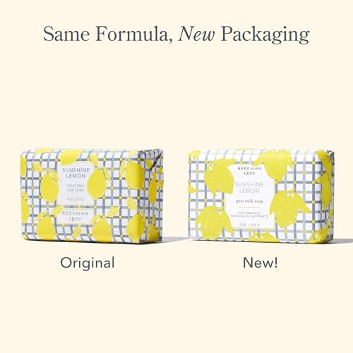 Goat Milk Bar Soap Bundle (9oz) - Sunshine Lemon and Lavender by Beekman 1802 – Commercial Grade