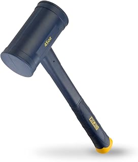 Estwing Dead Blow Hammer - 45 oz Mallet with No-Mar Polyurethane & Cushion Grip Handle - CCD45