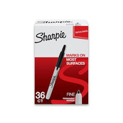 Sharpie 36 Count Black / Markers / 36 Count (Pack of 1) Permanent Markers