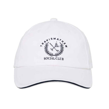 Twisted Ivy Mens Golf Hat - White/One Size by TravisMathew – One Size, Cotton, White