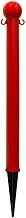 Mr. Chain Ground Poles, HDPE, 3", Red
