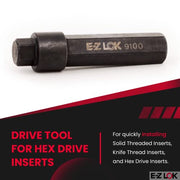 E-Z LOK 5/16-18 / Black / Industrial Inch Inserts & Kits