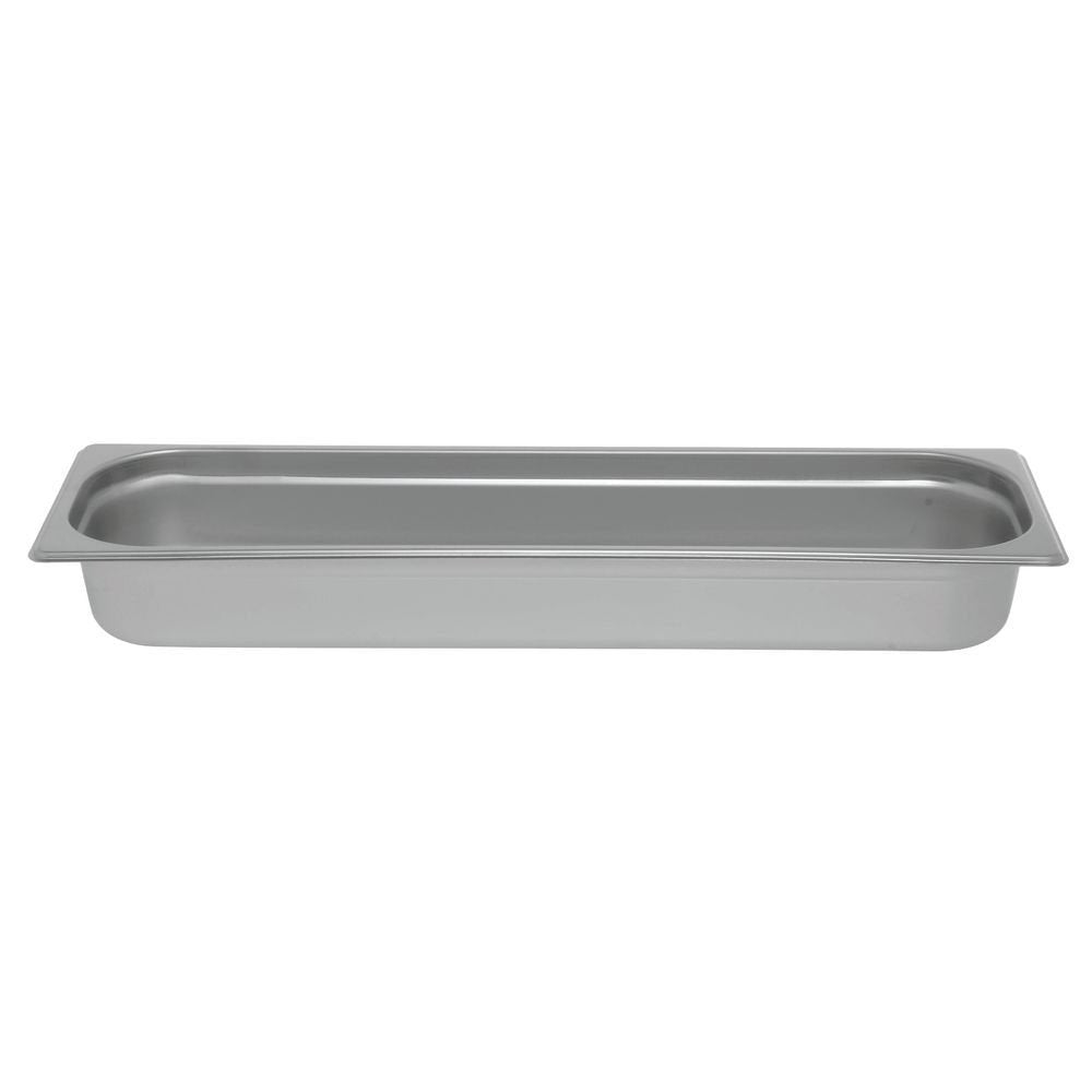 Allied Buying Corp CSTC-1400S Fourth-Size Steam Table Pan Slotted Cover 24 Gauge Stainless Steel Steamtable Pans by HUBERT – Stainless Steel, Model 6140CS