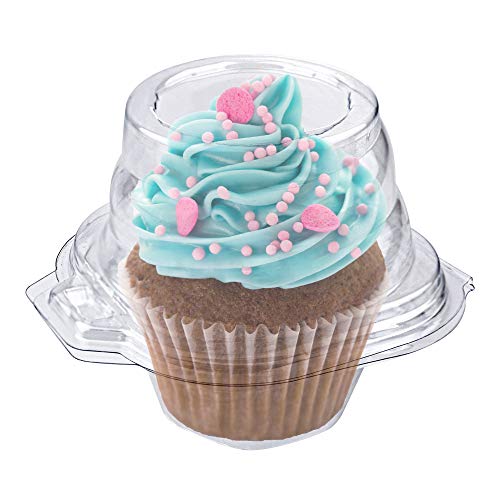Stock Your Home 50 Count / Clear / 1 Cupcake Carriers