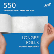 Scott Professional White / 550 Sheet (Pack of 20) / 20 Rolls Toilet Paper