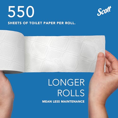 Scott Professional White / 550 Sheet (Pack of 80) / 80 Rolls Paper & Plastic