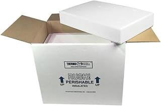 Polar Tech Thermo Chill 296/T96C Extra Large Insulated Foam Container, 23" Length x 14" Width x 23" Depth