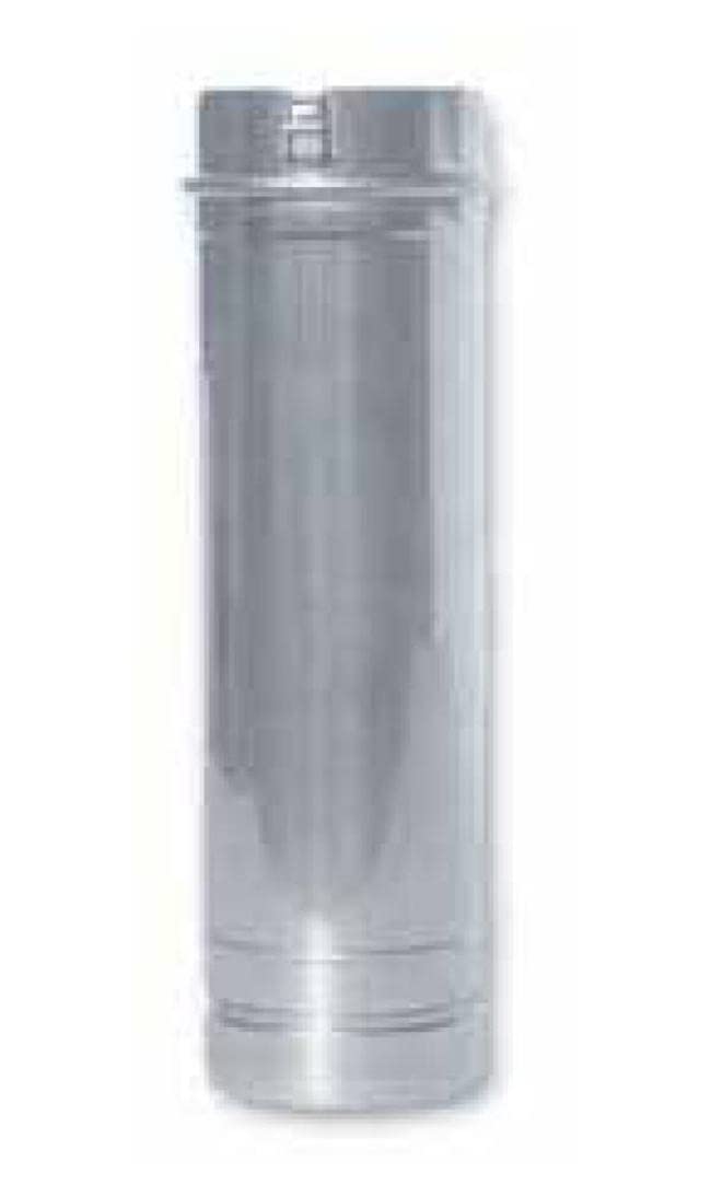 48" Straight vent pipe for 4" Stainless Steel by Noritz – 50.13" H x 4" W x 4" D, Stainless Steel, Model VP4-48STRAIGHT