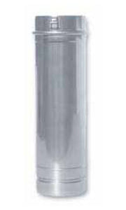 36" Straight vent pipe for 4" Stainless Steel by Noritz – 4.75" H x 5.13" W x 37.75" D, Stainless Steel, Iron, Model VP4-36STRAIGHT