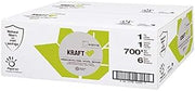 Paper Towels, Hardwound Roll - Natural 700', for HyTech Dispensers, Papernet 410112, Box of 6