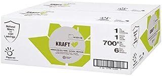 Paper Towels, Hardwound Roll - Natural 700', for HyTech Dispensers, Papernet 410112, Box of 6