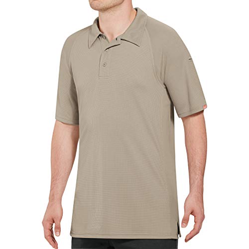 Red Kap 5X-Large / Tan / Big-tall Active Performance Polo Shirt Polos