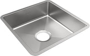 Elkay ECTRUAD151550 Crosstown 18 Gauge Stainless Steel 16-1/2" x 16-1/2" x 5" Single Bowl Undermount Sink