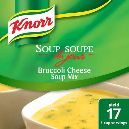 Soup Du Jour Broccoli Cheese Soup Mix by Knorr – 6.88 x 15.12 x 6.62 inches, Pack of 4